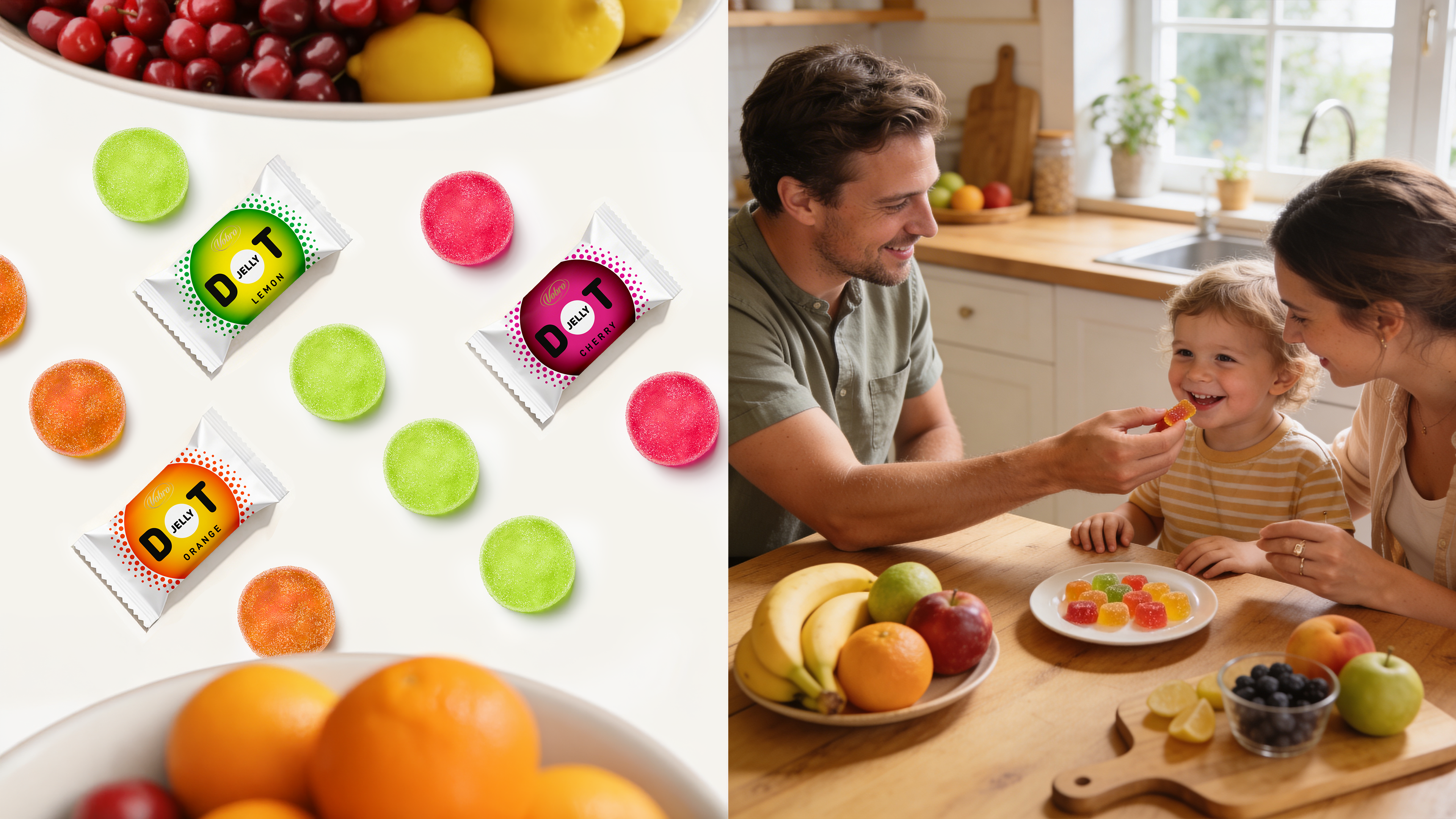 Hero · pack at centre of fruit splash