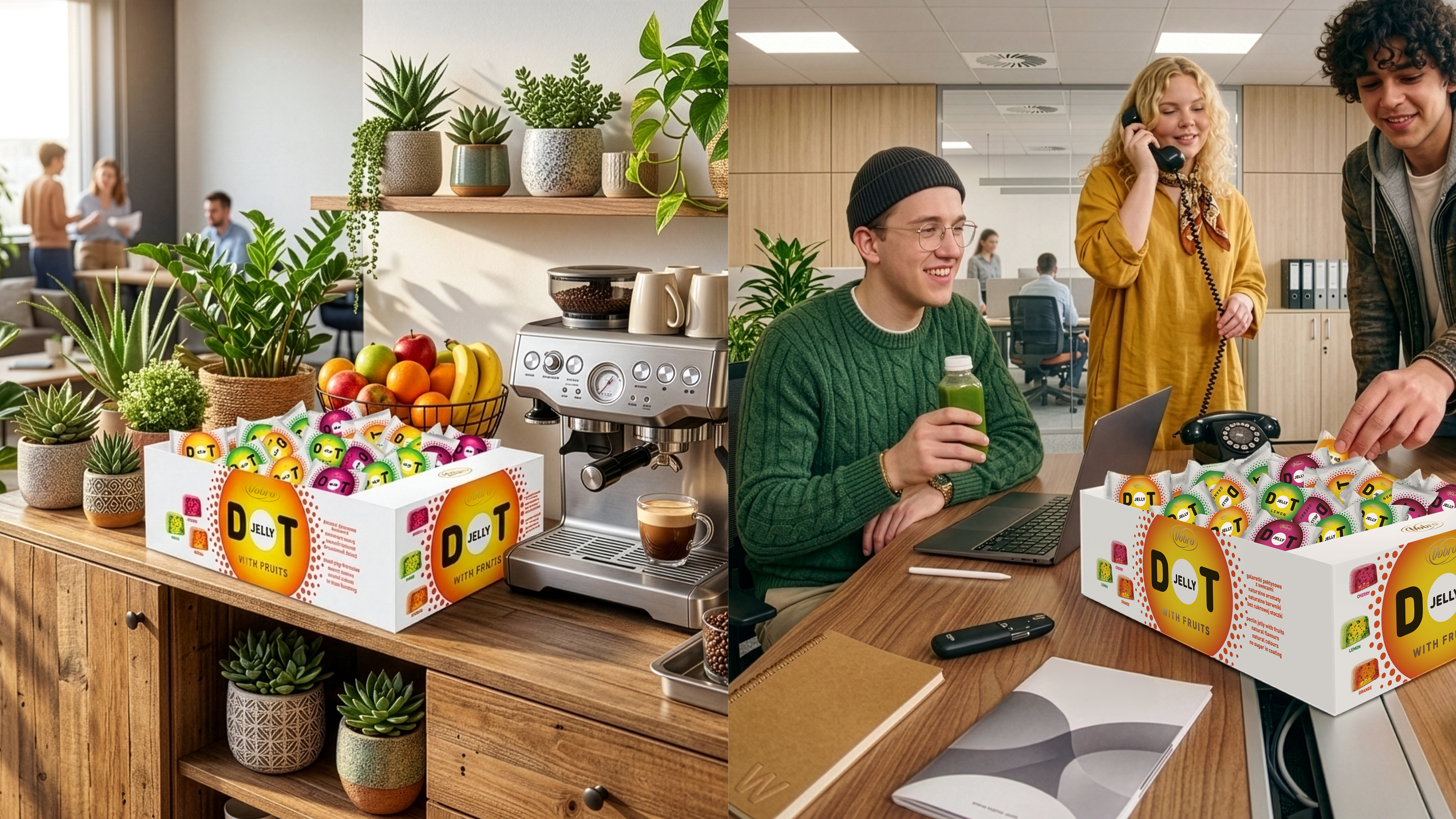 Hero · pack at centre of fruit splash
