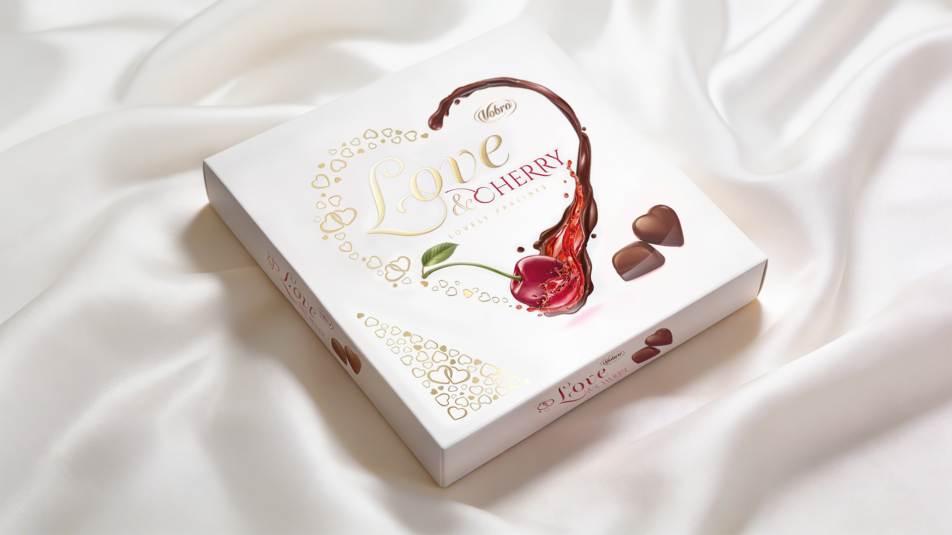 Front-of-pack macro · cherry splash artwork