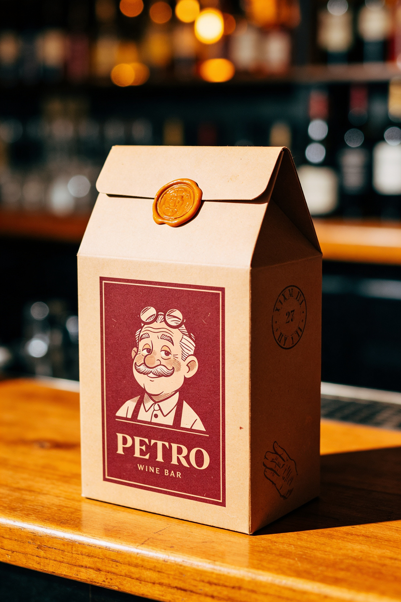 Takeaway box — front
